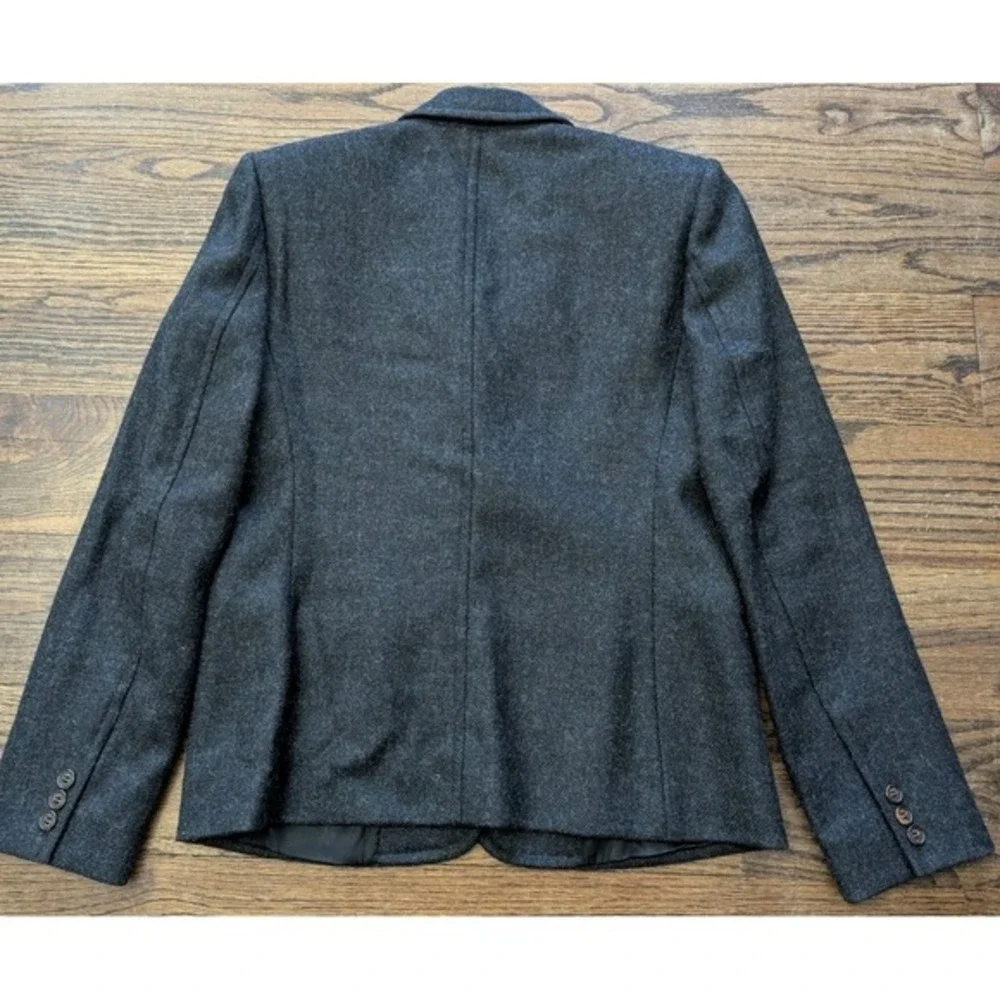 KORS Michael Kors Bergdorf Goodman Gray Wool Blazer Sz 8 Made‎ In Italy Luxury